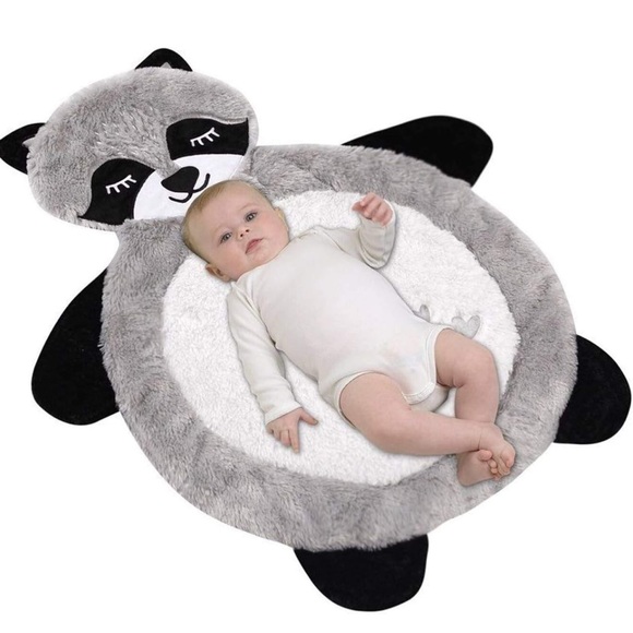 Little Grape Land Other - LITTLE GRAPE LAND Baby Play Mat For Tummy Time (RACCOON)